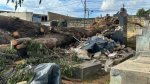 Árvore centenária cai e destrói mais de 20 túmulos em cemitério na BA