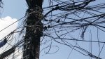 260 toneladas de fiações irregulares são removidas pela Coelba em Salvador
