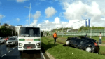 Acidente na Paralela com um ferido