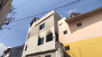 Casa pega fogo e mãe e filha são resgatadas em Salvador