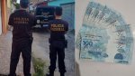 PF prende mulher com R$ 7.200 em dinheiro falso na Bahia