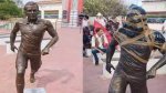 Moradores de Juazeiro pedem retirada da estátua de Daniel Alves