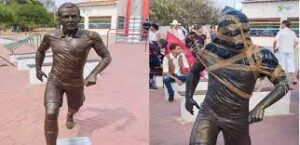 Moradores de Juazeiro pedem retirada da estátua de Daniel Alves