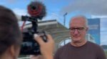 Vídeo: Dorival Jr visita CT do Bahia durante treinamento