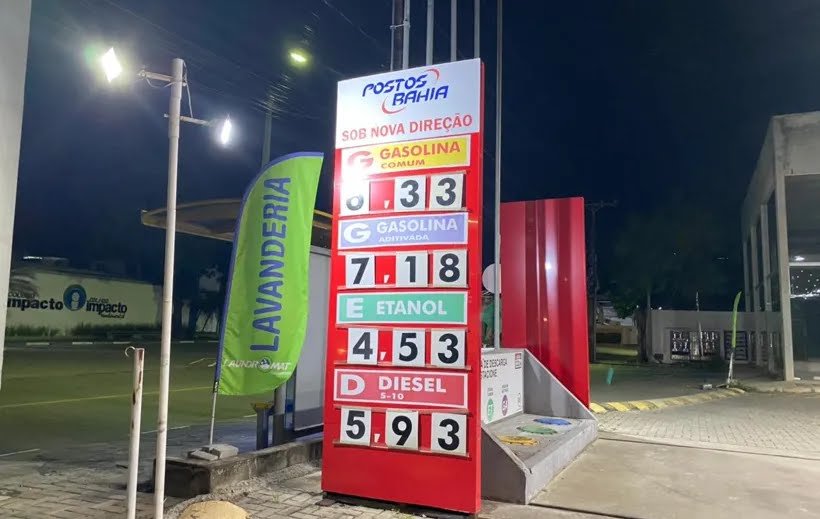 Na surdina gasolina dispara em Salvador e ja passa0126676300202404182053