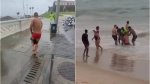 Três pessoas são resgatadas de afogamentos em praias da Barra