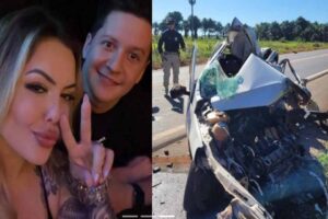 Cantora e vereador morrem em acidente de carro em Rondônia