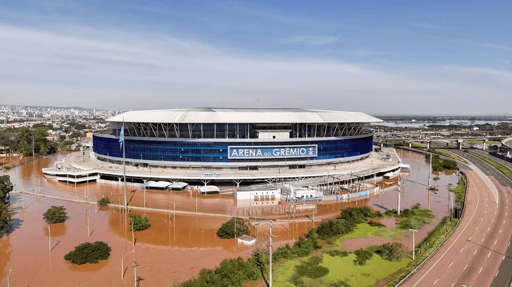 arena do gremio inundacao