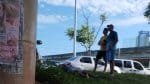 Carro bate em pilastra de viaduto no Imbuí e dois ficam feridos