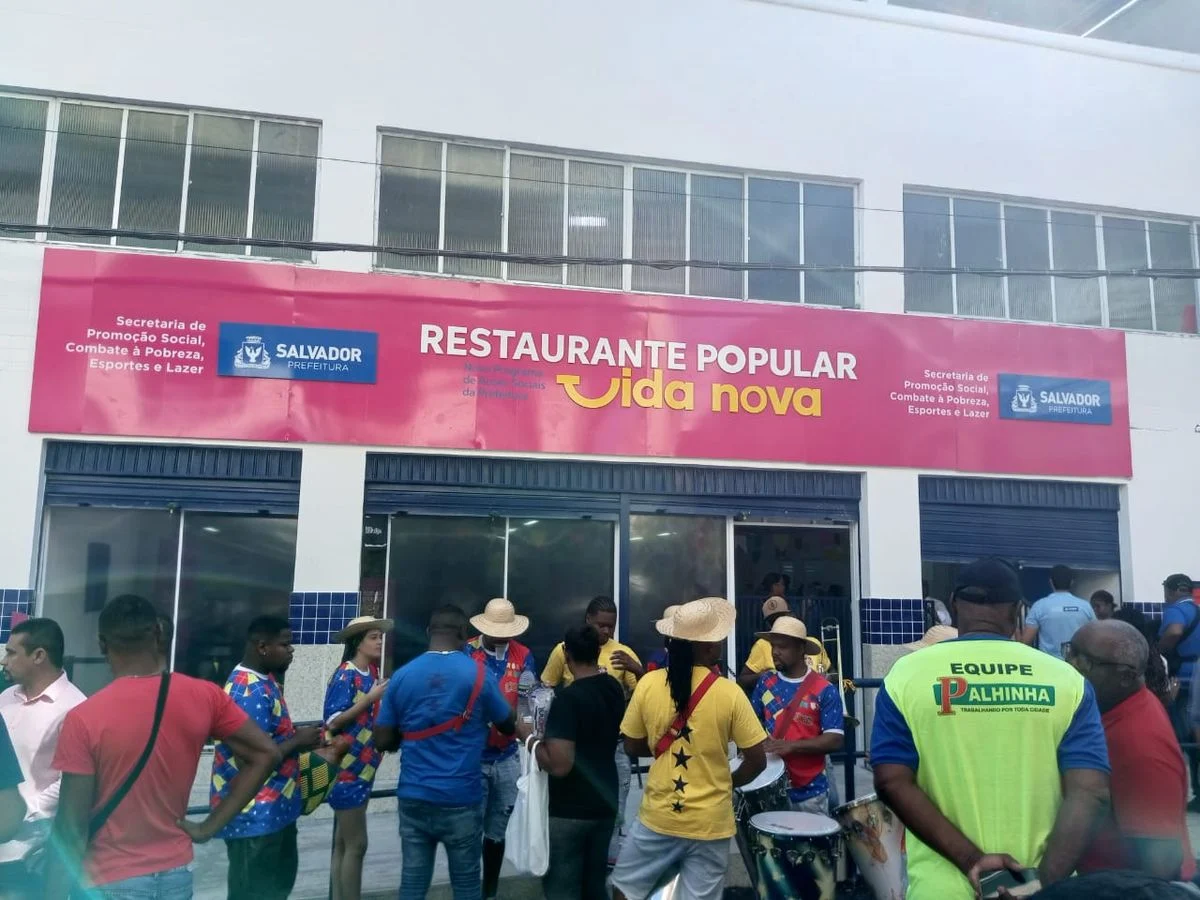 Salvador ganha nova unidade do Restaurante Popular Vida Nova