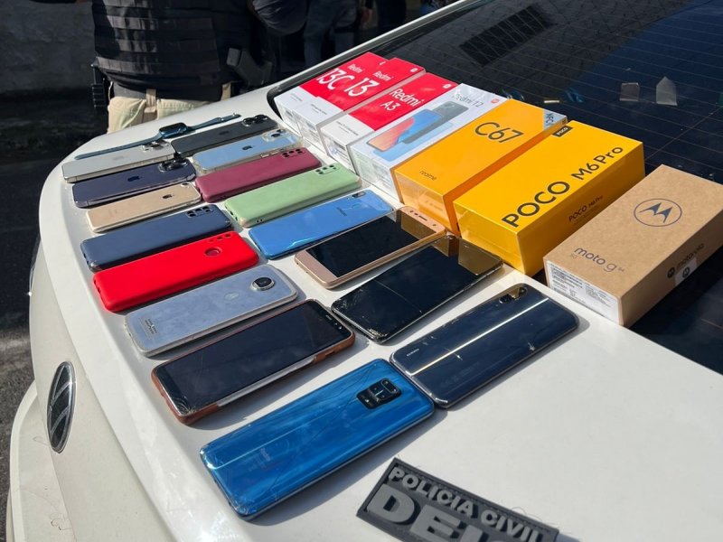 Derrc recupera 23 celulares roubados em Camaçari