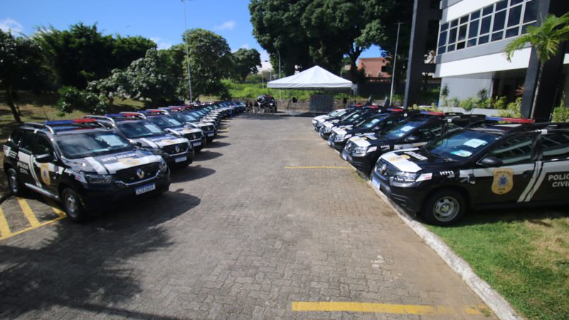 Polícia Civil da Bahia recebe mais de 20 novas viaturas