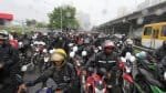 Motociclistas protestam contra morte de motoboy em Salvador