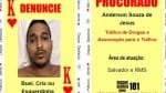 ‘Baralho do Crime’ da SSP é atualizado com cinco novas cartas