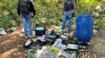 Polícia apreende drogas em bunker na Engomadeira