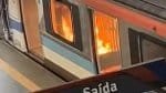 Homem é detido após colocar fogo no metrô de Salvador