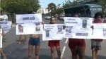 Familiares protestam contra morte de caminhoneiro na Saramandaia
