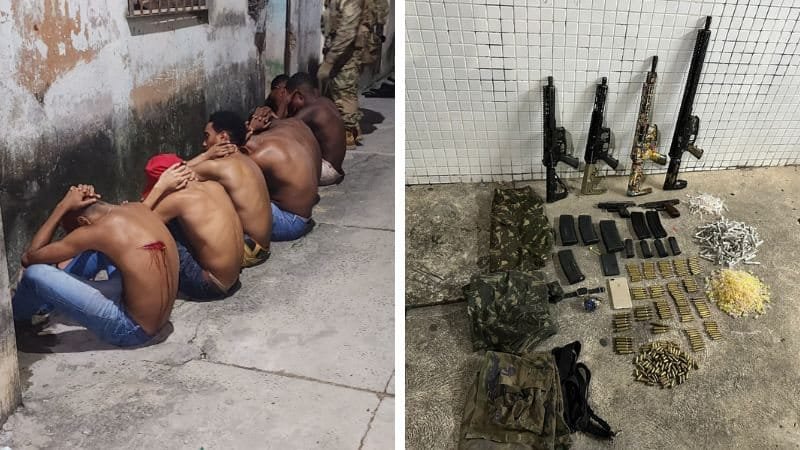 policia captura 12 integrantes de faccoes e apreende 4 fuzis em operacoes na bahia widelg
