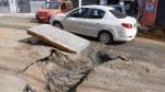 Pauta das 7 flagra enorme cratera no Pero Vaz