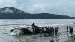 Vídeo: avião explode no litoral de São Paulo