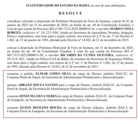 doe diretores conjuntospenais