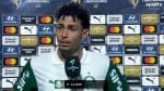 Jogador do Palmeiras chora após ataque racista
