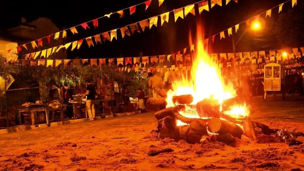 fogueira na festa junina