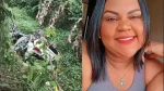 Mulher morre após carro despencar em mata na Bahia