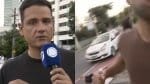 Repórter da Record é agredido ao vivo; VEJA