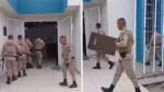 Homem com facão invade e destrói fórum na Bahia
