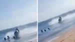 Vídeo: jet ski atropela banhista na praia de Boa Viagem