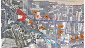 Obras do VLT alteram itinerário de ônibus na Calçada
