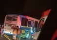 Micro-ônibus com pacientes se envolve em acidente na BR-324